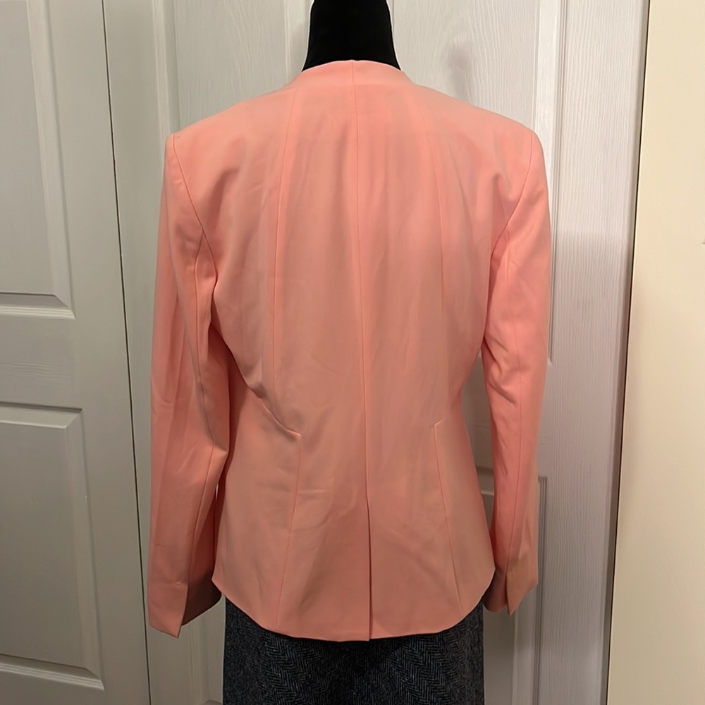 New York & Co Pink Shawl Lapel Collar Blazer sz 8 - Picture 5 of 12